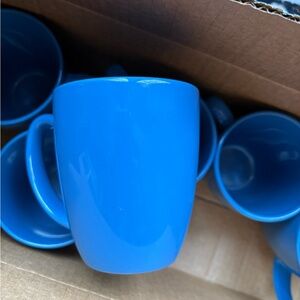 Set of seven corelle stoneware mugs